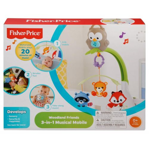 피셔프라이스 Fisher-Price Woodland Friends 3-in-1 Musical Mobile