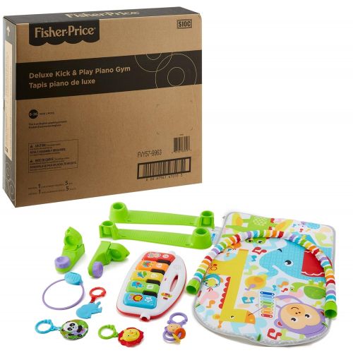 피셔프라이스 [아마존베스트]Fisher-Price Deluxe Kick n Play Piano Gym