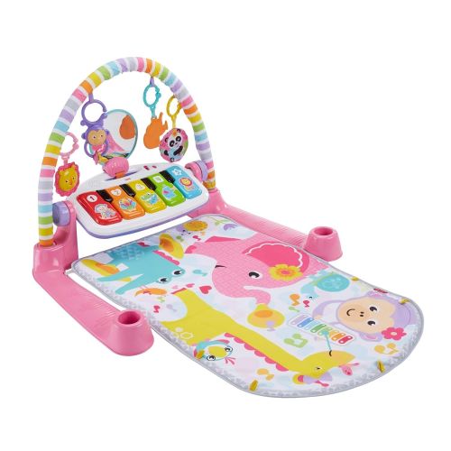 피셔프라이스 [아마존베스트]Fisher-Price Deluxe Kick n Play Piano Gym, Pink