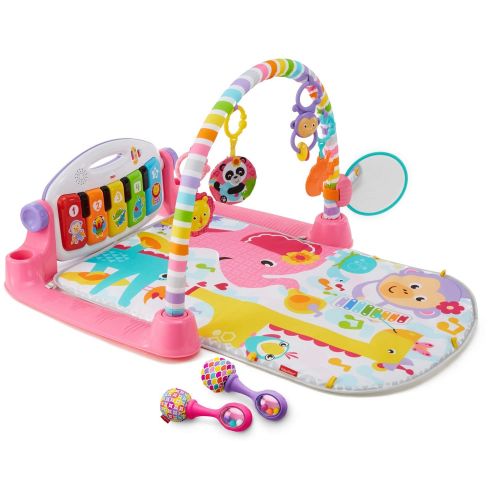 피셔프라이스 [아마존베스트]Fisher-Price Deluxe Kick & Play Piano Gym & Maracas [Amazon Exclusive]