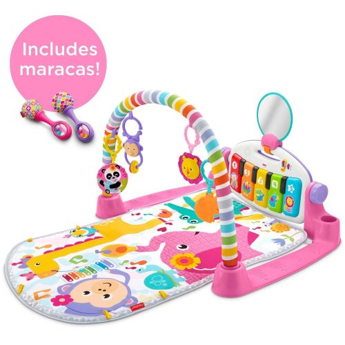 피셔프라이스 [아마존베스트]Fisher-Price Deluxe Kick & Play Piano Gym & Maracas [Amazon Exclusive]