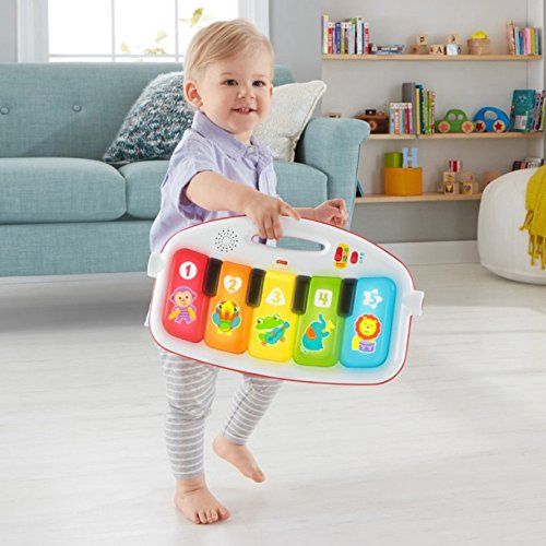 피셔프라이스 [아마존베스트]Fisher-Price Deluxe Kick & Play Piano Gym & Maracas [Amazon Exclusive]