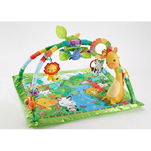 피셔프라이스 [아마존베스트]Fisher-Price Rainforest Music & Lights Deluxe Gym [Amazon Exclusive]