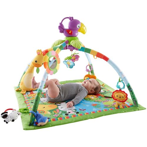 피셔프라이스 [아마존베스트]Fisher-Price Rainforest Music & Lights Deluxe Gym [Amazon Exclusive]