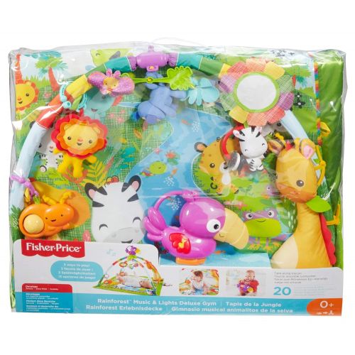 피셔프라이스 [아마존베스트]Fisher-Price Rainforest Music & Lights Deluxe Gym [Amazon Exclusive]