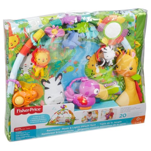 피셔프라이스 [아마존베스트]Fisher-Price Rainforest Music & Lights Deluxe Gym [Amazon Exclusive]