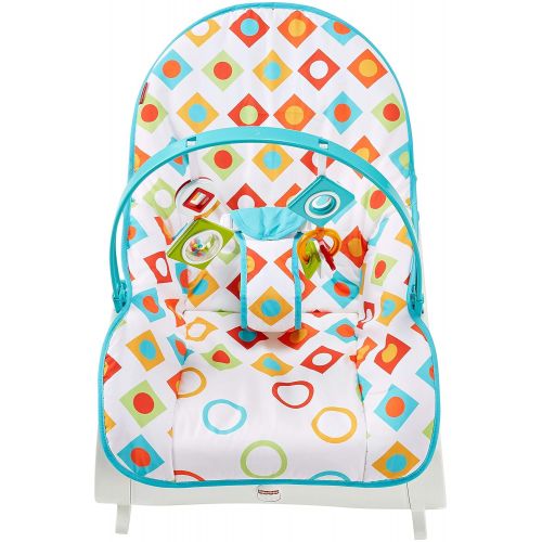 피셔프라이스 [아마존베스트]Fisher-Price Infant-to-Toddler Rocker - Geo Diamonds