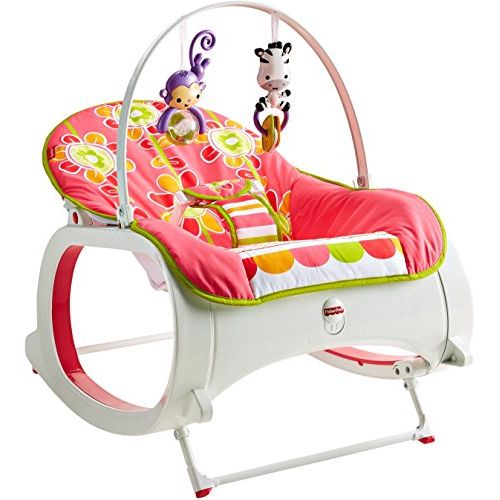 피셔프라이스 [아마존베스트]Fisher-Price Infant-to-Toddler Rocker - Floral Confetti