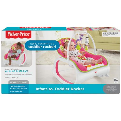 피셔프라이스 [아마존베스트]Fisher-Price Infant-to-Toddler Rocker - Floral Confetti