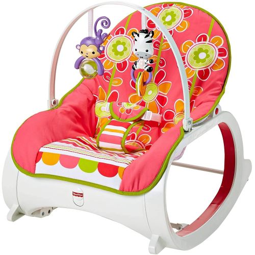 피셔프라이스 [아마존베스트]Fisher-Price Infant-to-Toddler Rocker - Floral Confetti