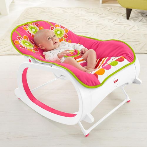 피셔프라이스 [아마존베스트]Fisher-Price Infant-to-Toddler Rocker - Floral Confetti