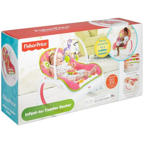 피셔프라이스 [아마존베스트]Fisher-Price Infant-to-Toddler Rocker - Floral Confetti