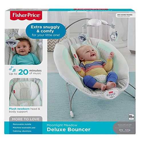 피셔프라이스 [아마존베스트]Fisher-Price Deluxe Bouncer: Moonlight Meadow