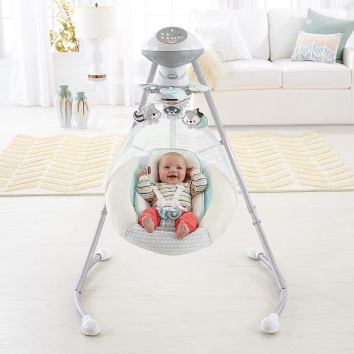 피셔프라이스 [아마존베스트]Fisher-Price Moonlight Meadow Cradle n Swing [Amazon Exclusive]