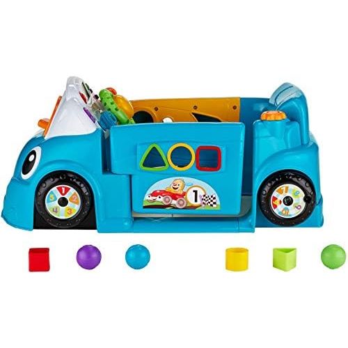 피셔프라이스 [아마존베스트]Fisher-Price Laugh & Learn Smart Stages Crawl Around Car, Blue