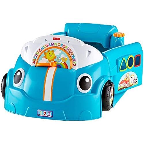 피셔프라이스 [아마존베스트]Fisher-Price Laugh & Learn Smart Stages Crawl Around Car, Blue