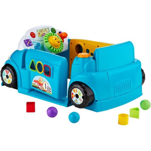 피셔프라이스 [아마존베스트]Fisher-Price Laugh & Learn Smart Stages Crawl Around Car, Blue