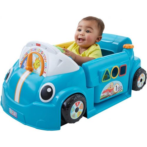 피셔프라이스 [아마존베스트]Fisher-Price Laugh & Learn Smart Stages Crawl Around Car, Blue