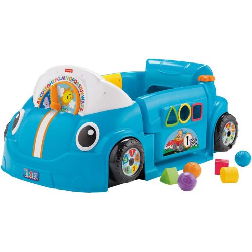 피셔프라이스 [아마존베스트]Fisher-Price Laugh & Learn Smart Stages Crawl Around Car, Blue