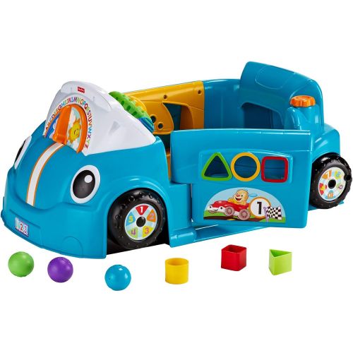 피셔프라이스 [아마존베스트]Fisher-Price Laugh & Learn Smart Stages Crawl Around Car, Blue