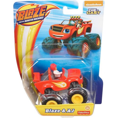 피셔프라이스 [아마존베스트]Fisher-Price Nickelodeon Blaze & The Monster Machines, Blaze & Aj Die-Cast, Multicolor