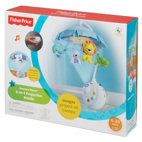 피셔프라이스 [아마존베스트]Fisher-Price Precious Planet 2-in-1 Projection Mobile