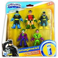 [아마존베스트]Fisher-Price Imaginext DC Heroes and Super Villains Action Figure 5-Pack