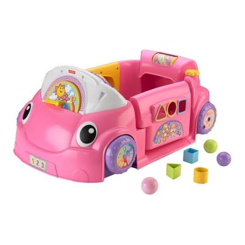 피셔프라이스 [아마존베스트]Fisher-Price Laugh & Learn Smart Stages Crawl Around Car (Pink)