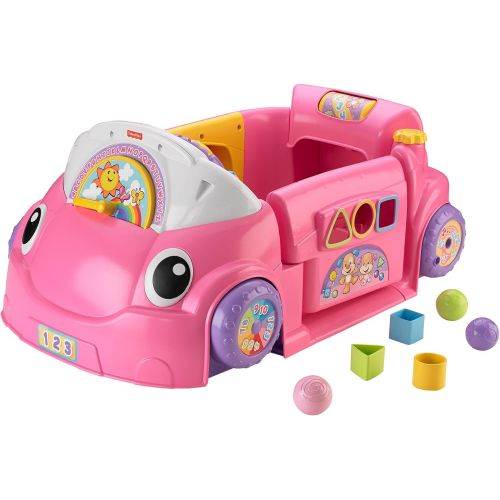 피셔프라이스 [아마존베스트]Fisher-Price Laugh & Learn Smart Stages Crawl Around Car (Pink)