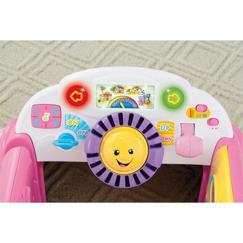 피셔프라이스 [아마존베스트]Fisher-Price Laugh & Learn Smart Stages Crawl Around Car (Pink)