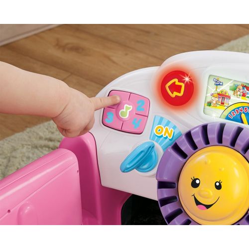 피셔프라이스 [아마존베스트]Fisher-Price Laugh & Learn Smart Stages Crawl Around Car (Pink)