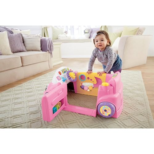 피셔프라이스 [아마존베스트]Fisher-Price Laugh & Learn Smart Stages Crawl Around Car (Pink)