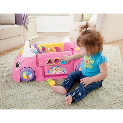 피셔프라이스 [아마존베스트]Fisher-Price Laugh & Learn Smart Stages Crawl Around Car (Pink)