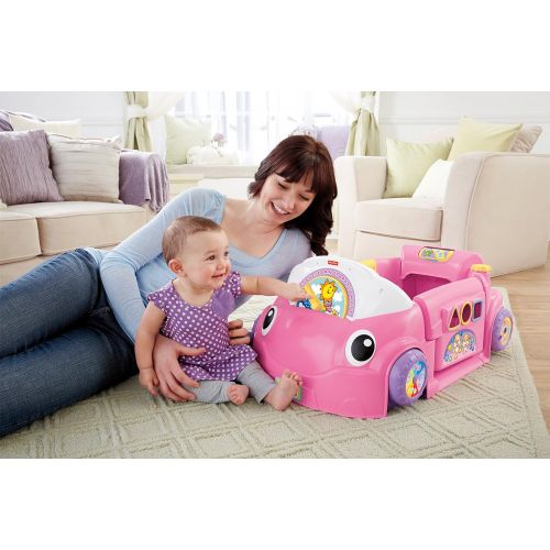 피셔프라이스 [아마존베스트]Fisher-Price Laugh & Learn Smart Stages Crawl Around Car (Pink)