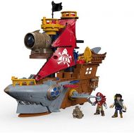 [아마존베스트]Fisher-Price Imaginext Shark Bite Pirate Ship