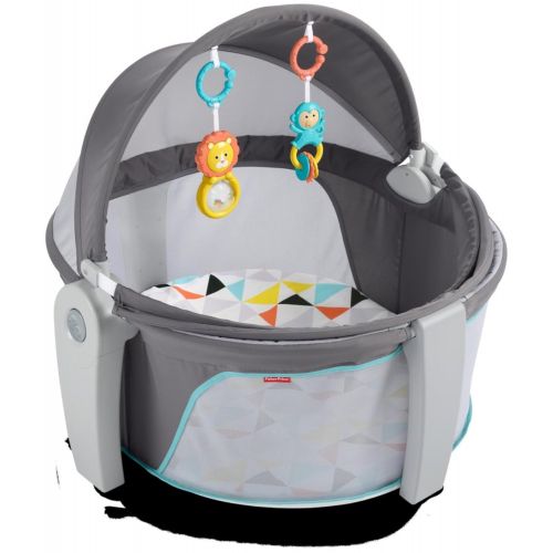  Fisher-Price On-the-Go Baby Dome, Grey/Blue/Yellow/White