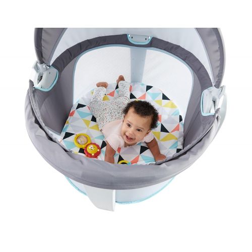  Fisher-Price On-the-Go Baby Dome, Grey/Blue/Yellow/White