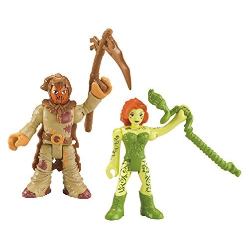  Fisher-Price Imaginext DC Super Friends, Scarecrow & Poison Ivy