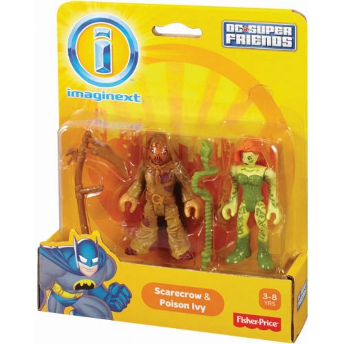  Fisher-Price Imaginext DC Super Friends, Scarecrow & Poison Ivy