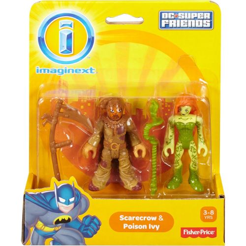  Fisher-Price Imaginext DC Super Friends, Scarecrow & Poison Ivy