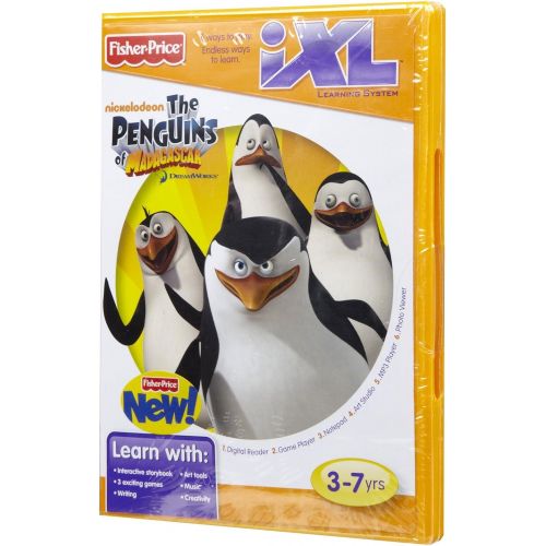  Fisher-Price iXL Learning System Software The Penguins Of Madagascar