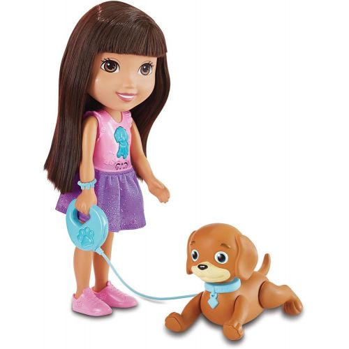  Fisher-Price Nickelodeon Dora & Friends, Train and Play Dora and Perrito