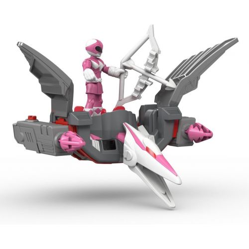  Fisher-Price Imaginext Power Rangers Pink Ranger & Pterodactyl Zord