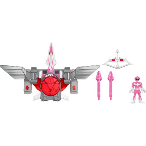 Fisher-Price Imaginext Power Rangers Pink Ranger & Pterodactyl Zord