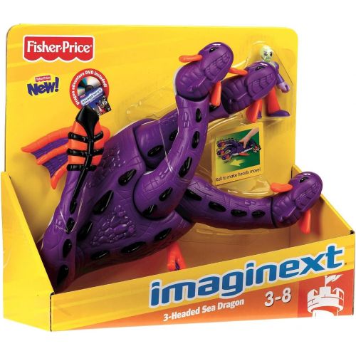  Fisher-Price Imaginext 3-Headed Sea Dragon