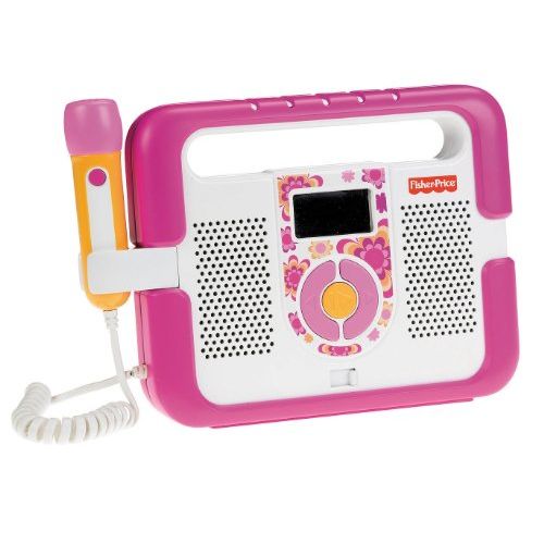  Fisher-Price Kid-Tough Music Player with Microphone - Pink