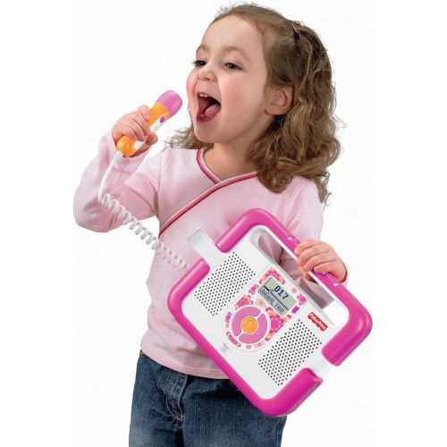  Fisher-Price Kid-Tough Music Player with Microphone - Pink