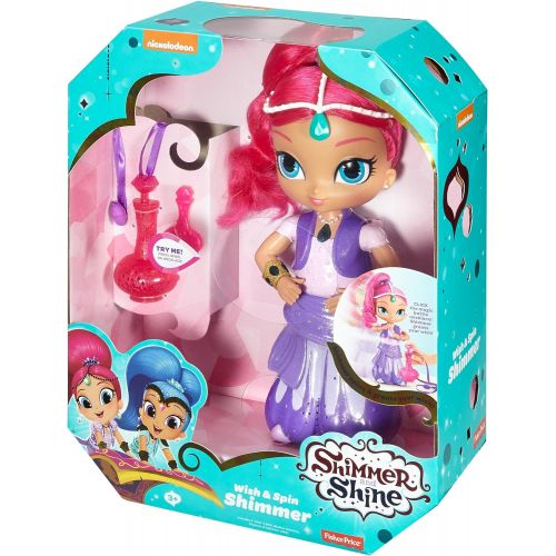  Fisher-Price Nickelodeon Shimmer & Shine, Wish & Spin Shimmer Doll