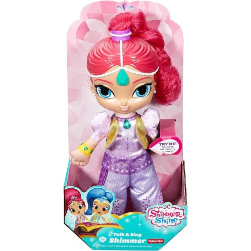  Fisher-Price Nickelodeon Shimmer & Shine, Talk & Sing Shimmer Doll