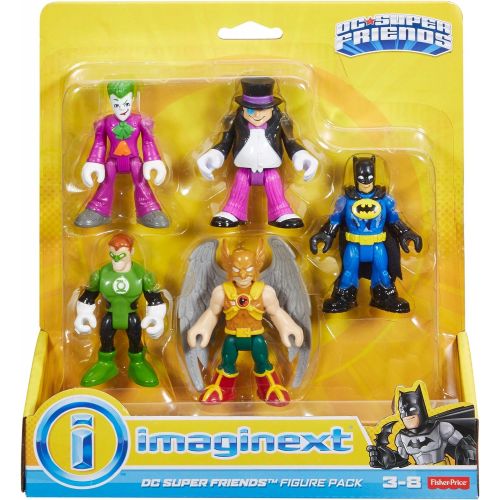  Fisher-Price Imaginext DC Super Friends, Heroes & Villains Pack